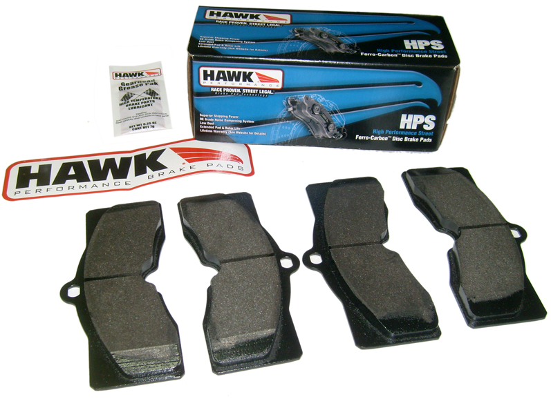 Corvette Hawk HPS Brake Pads 196582 C2C3